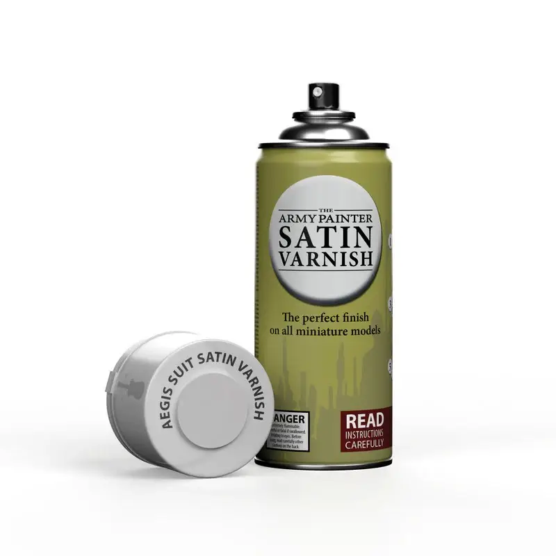 Army Painter – Bombes – Base Primer – Aegis Suit, Satin Varnish Offre Limitée