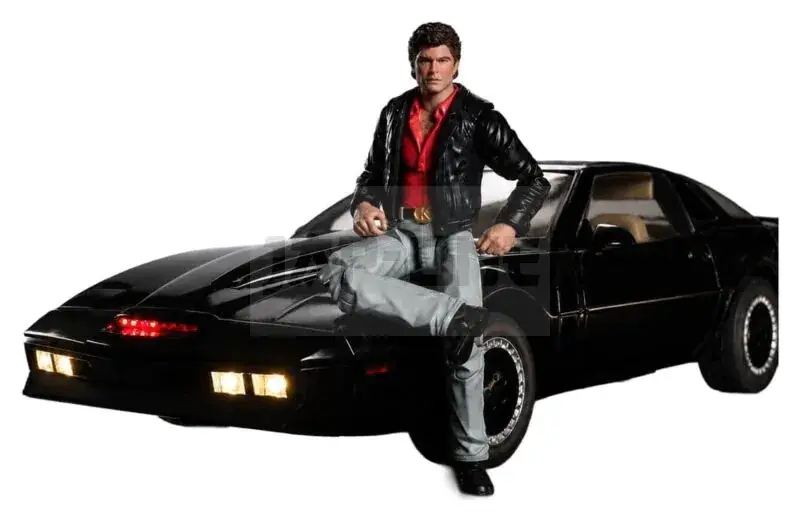 Petit Prix Knight Rider Figurine 1/12 K.I.T.T. Avec Michael Knight