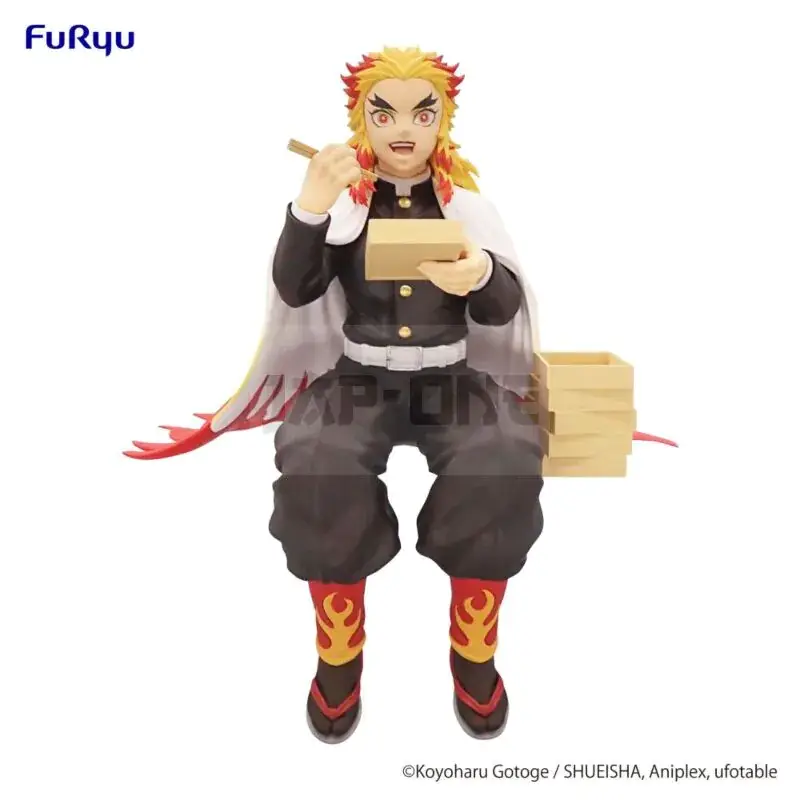 Seulement Aujourd&rsquo;hui Demon Slayer: Kimetsu No Yaiba Figurine Pvc Noodle Stopper Rengoku Kyojuro 14 Cm