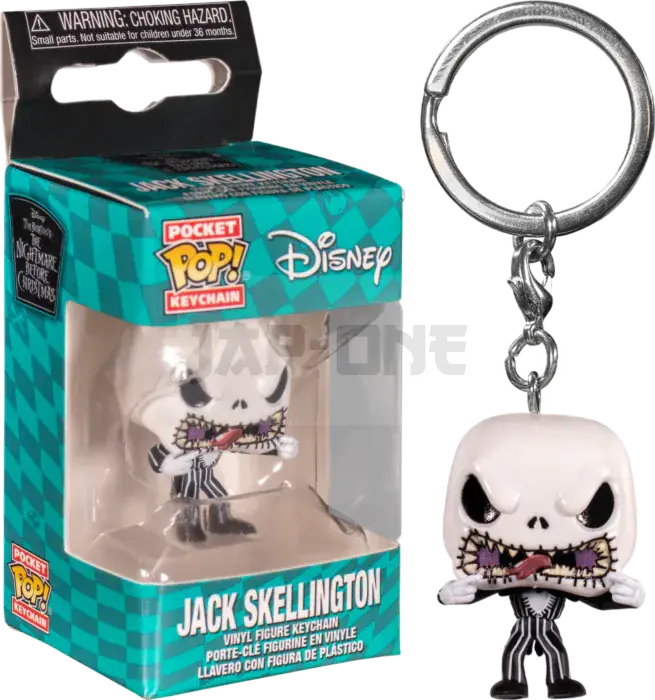 Nightmare Before Christmas – Pocket Pop Keychains – Jack Scary Face Offre Limitée