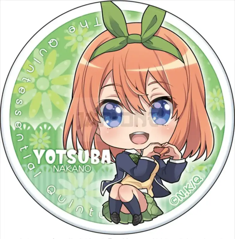 Badge The Quintessential Quintuplets Nakano Yotsuba v1 Certifié