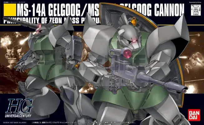Livraison Express Gundam – 1/144 Hguc Gelgoog/ Gelgoog Cannon – Model Kit