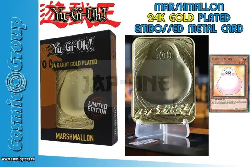 Expédié Aujourd&rsquo;hui Yu-Gi-Oh! Ltd Ed 24K Gold-Marshmallon