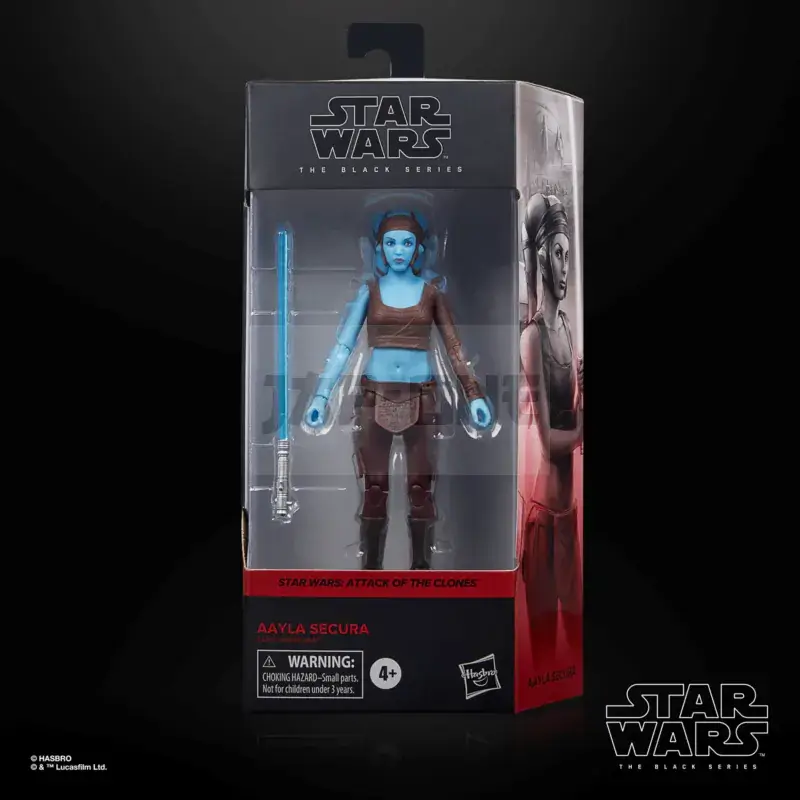 Star Wars 2 – Aayla Secura – Figurine Black Series 15Cm Marque