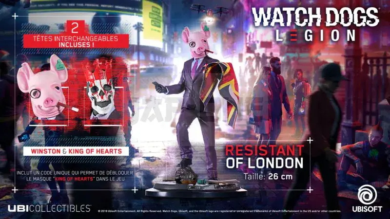 Watch Dogs Legion The Resistant Of London Figurine Prix Cassé