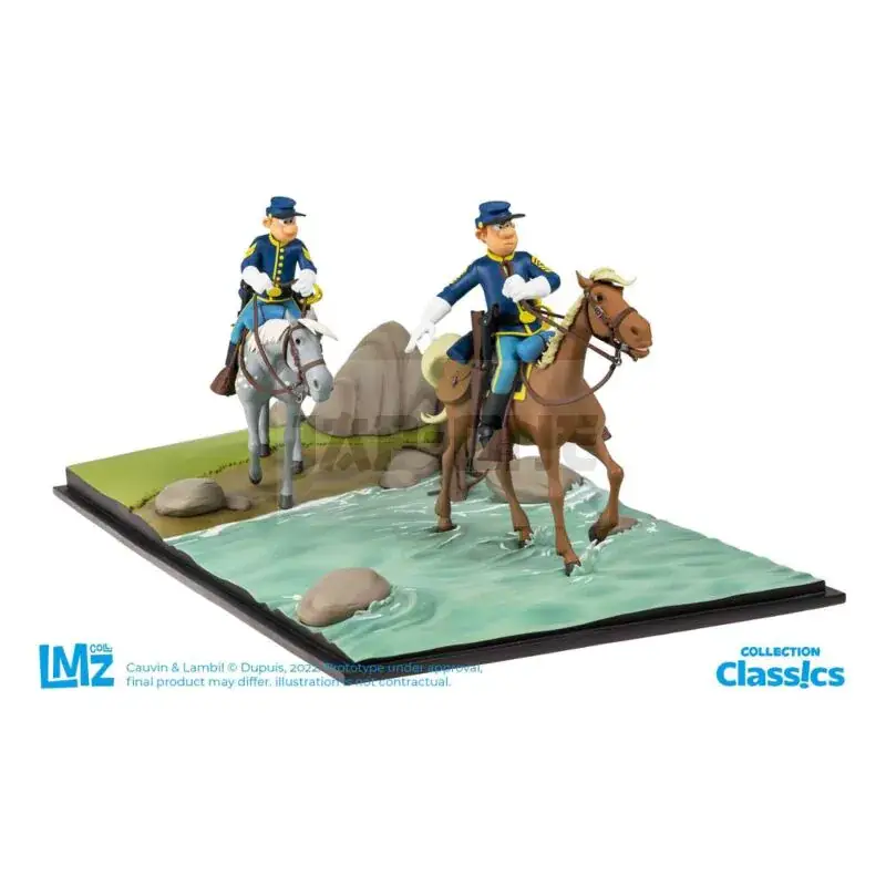 Vente Flash The Bluecoats Figurine Collection Chesterfield Et Blutch 23 Cm