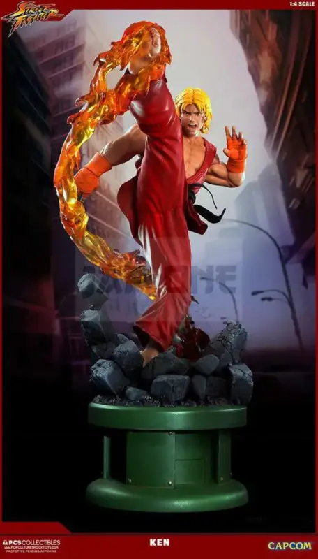 Acheter Direct Street Fighter 5 Ken 1/4 Ultra Figurine 63 Cm