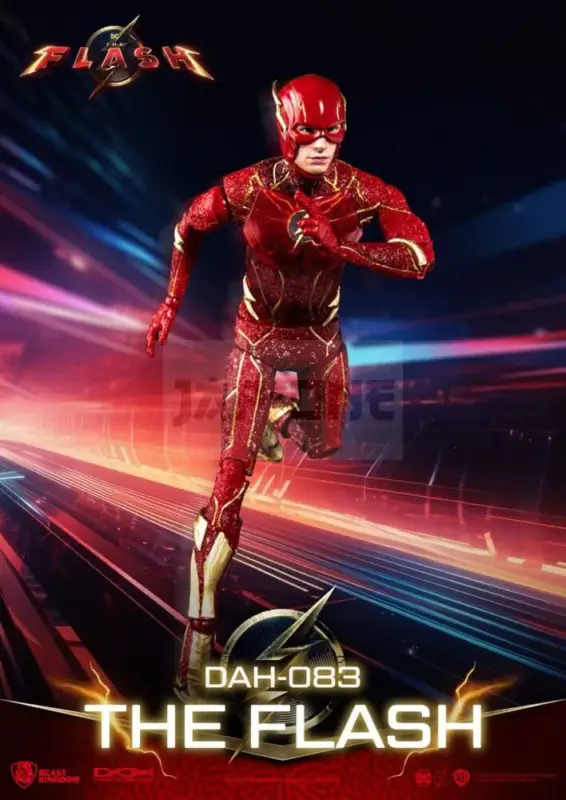 The Flash Figurine Dynamic Action Heroes 1/9 The Flash 24 Cm Promotion Saisonnière