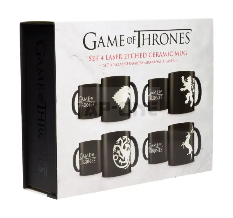 Affaire À Saisir Game Of Thrones: House Emblems – Set Of 4 Mugs