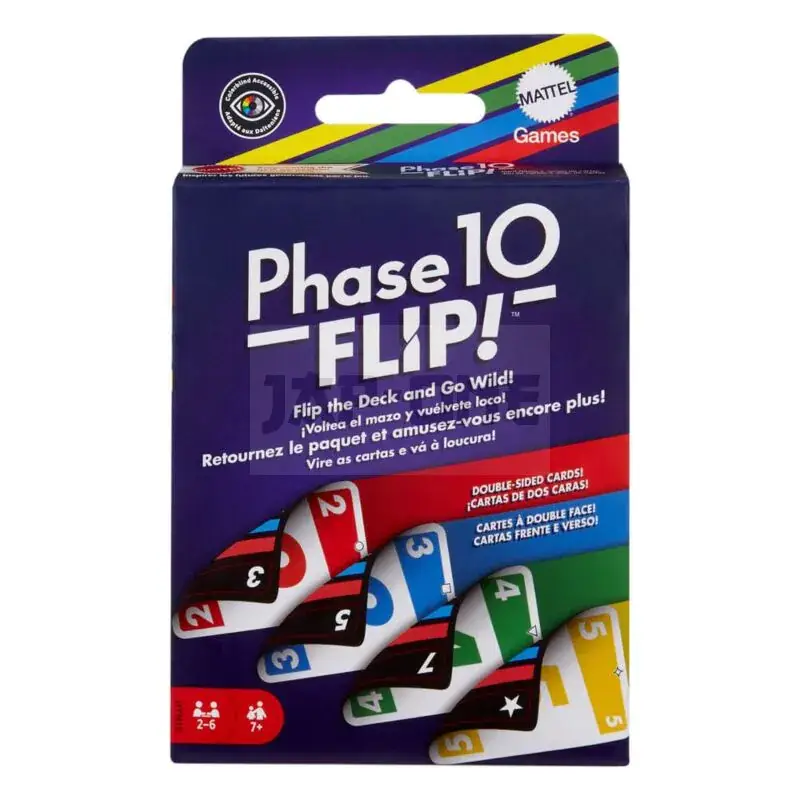 Super Prix Phase 10 Flip! Jeu De Cartes