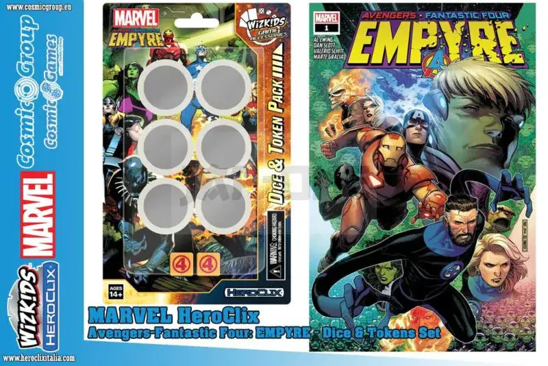 Mhc Avengers F4 Empyre Dice & Token Dernière Chance