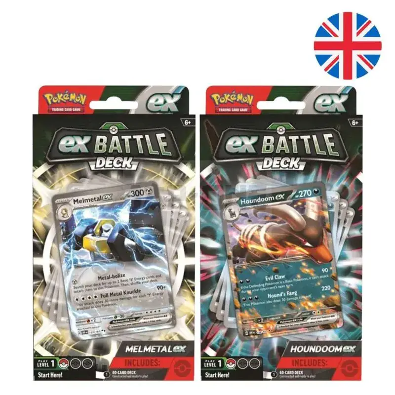 Vente Directe English Pokemon Ex Battle Deck Collectible Card Game Assorted