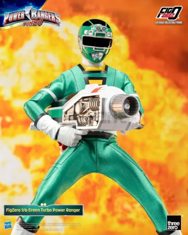 Power Rangers Turbo Green 1/6 Figurine 30 Cm Prix Cassé
