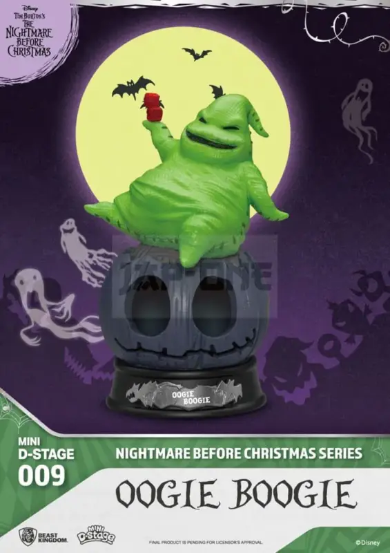Jusqu&rsquo;à Épuisement Des Stocks The Nightmare Before Christmas Figurine Pvc Mini Diorama Stage Oogie Boogie 10 Cm
