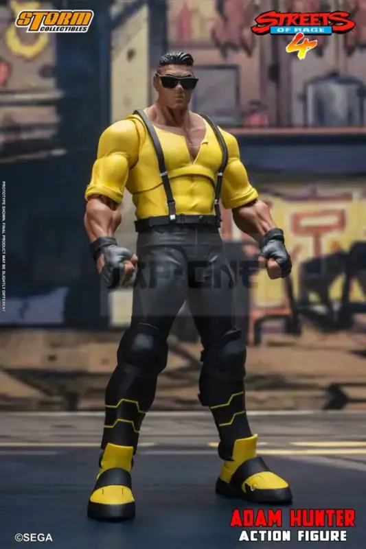Offre Limitée Streets Of Rage 4 Figurine 1/12 Adam Hunter 18 Cm