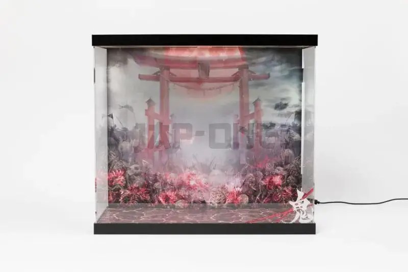 Shinsai Présentoir Vitrine Acrylique Avec Éclairage Inbina Rasethuhime Saki 39 Cm Expédié Aujourd&rsquo;hui