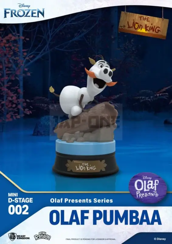 Nouvel Arrivage La Reine Des Neiges Figurine Pvc Mini Diorama Stage Olaf Presents Olaf Pumba 12 Cm