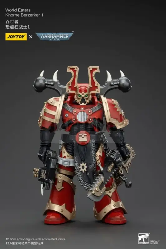 Commande En Gros Warhammer 40K Figurine 1/18 World Eaters Khorne Berzerker 1 13 Cm