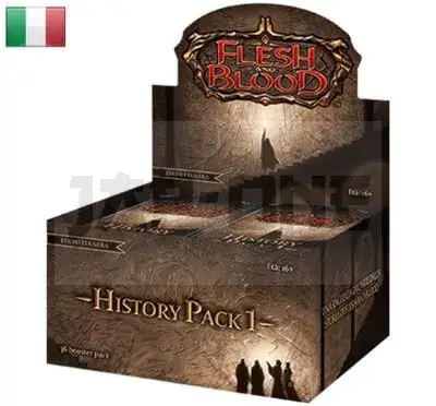 Flesh & Blood Tcg - History Pack 1 Black Label (36 Packs) - It Commander Maintenant
