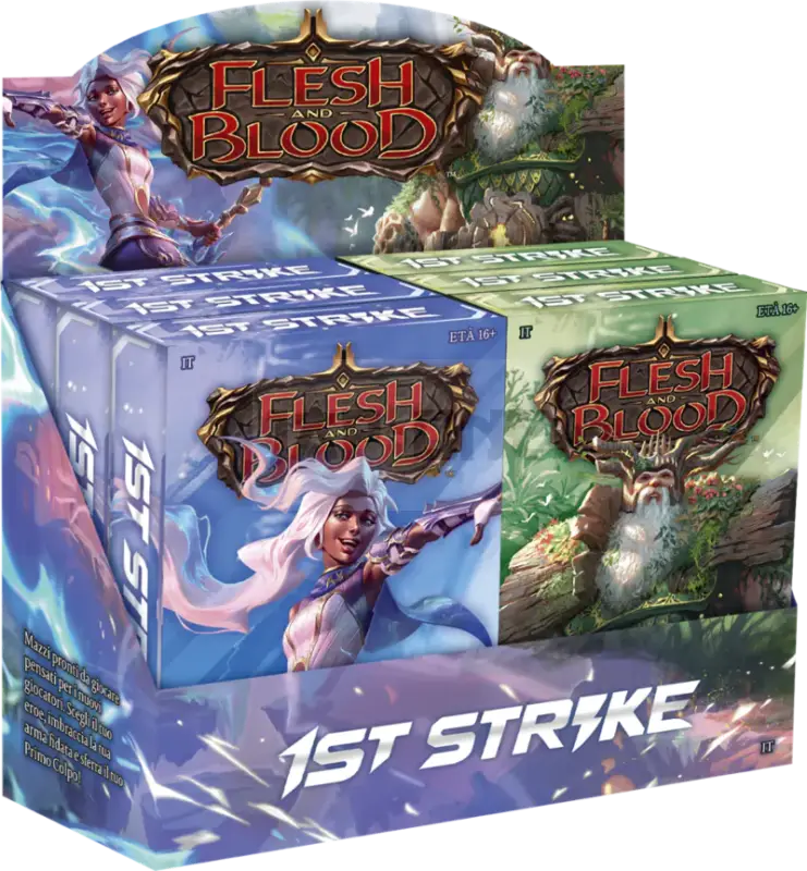 Produit De Marque Flesh & Blood Tcg – 1St Strike Deck Display (6 Decks) – It