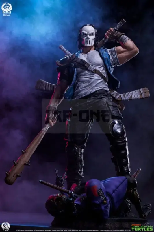 Certifié Teenage Mutant Ninja Turtles Legends Figurine 1/3 Casey Jones Deluxe Edition 65 Cm