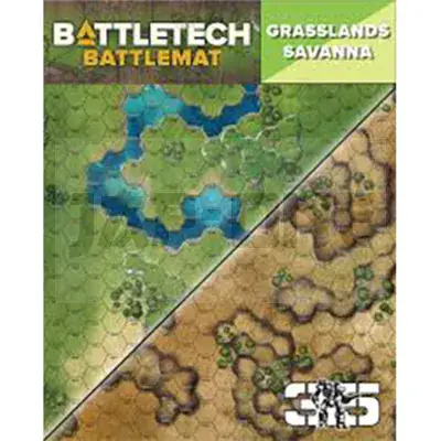 Battletech Battle Mat Grasslands Savanna Promotion Saisonnière
