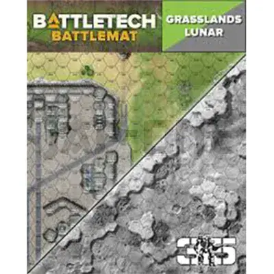 Commander Vite Battletech Battle Mat Grasslands Lunar