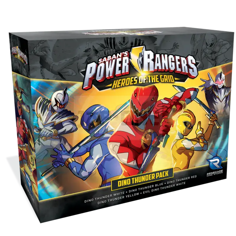 Dernier Modèle Power Rangers: Heroes Of The Grid Dino Thunder Pack – En