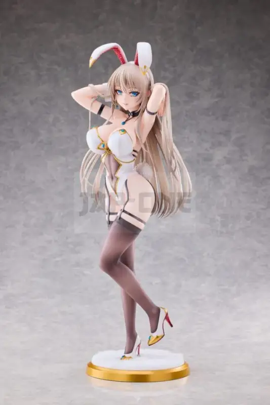 Original Character Figurine Pvc 1/4 White Bunny Onee-San Illustrated By Sakiyamama Deluxe Ver. 43 Cm Quantité Limitée