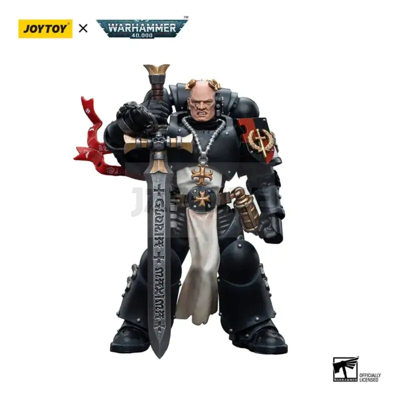 Dernier Modèle Warhammer 40K Figurine 1/18 Black Templars Emperor&rsquo;S Champion Bayard&rsquo;S Revenge 12 Cm
