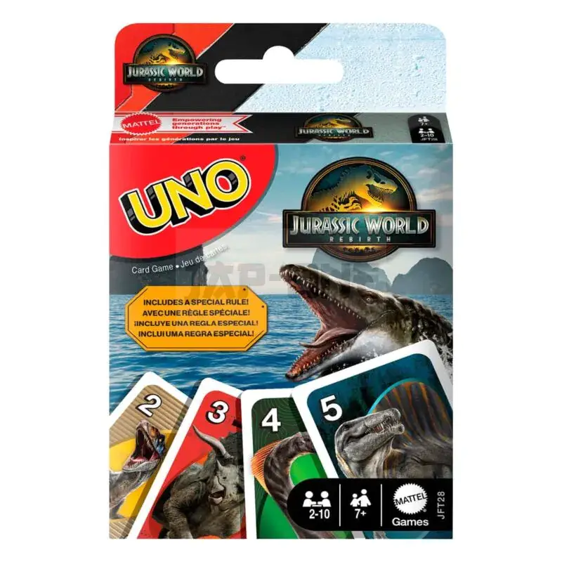 Dernier Modèle Jurassic World : Renaissance Uno Jeux De Cartes