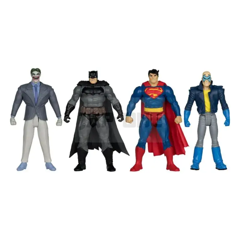 Super Prix Dc Direct Page Punchers Pack 4 Figurines Batman & Son Of Batman & Superman & Joker 7 Cm