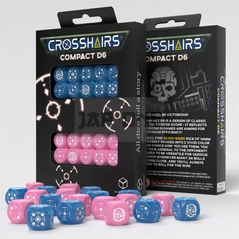 Jusqu&rsquo;à Épuisement Des Stocks Crosshairs Compact D6: Blue&Pink