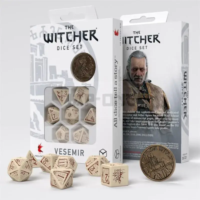Offre Spéciale The Witcher Dice Set. Vesemir – The Old Wolf