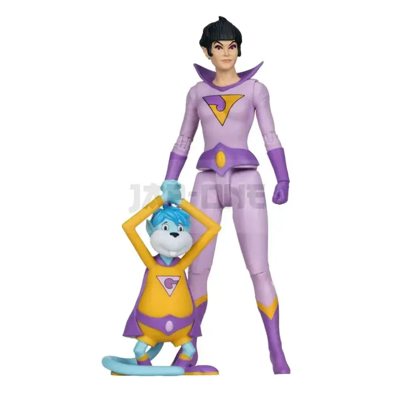 Dc Retro Figurine Super Friends Jayna & Gleek (Red Platinum Edition) 15 Cm Prix Bas