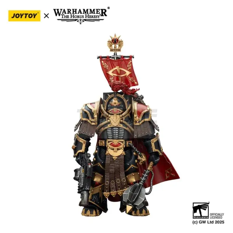 Offre Limitée Warhammer 40,000: Sons Of Horus Figurine Legion Cataphractii Praetorwith Combi-Melta And Power Maul 14 Cm