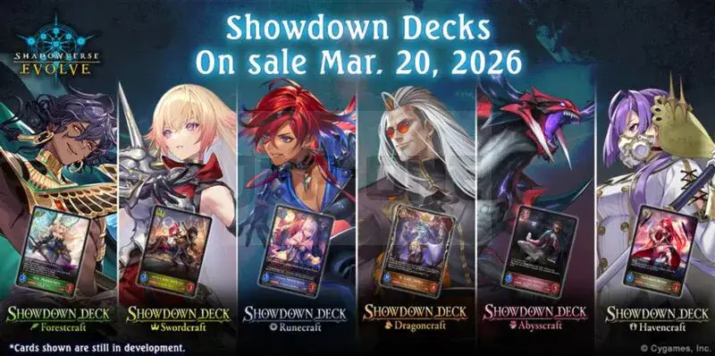 Shadowverse: Evolve - Showdown Deck: Havencraft Display (6 Decks) - En Dernier Modèle