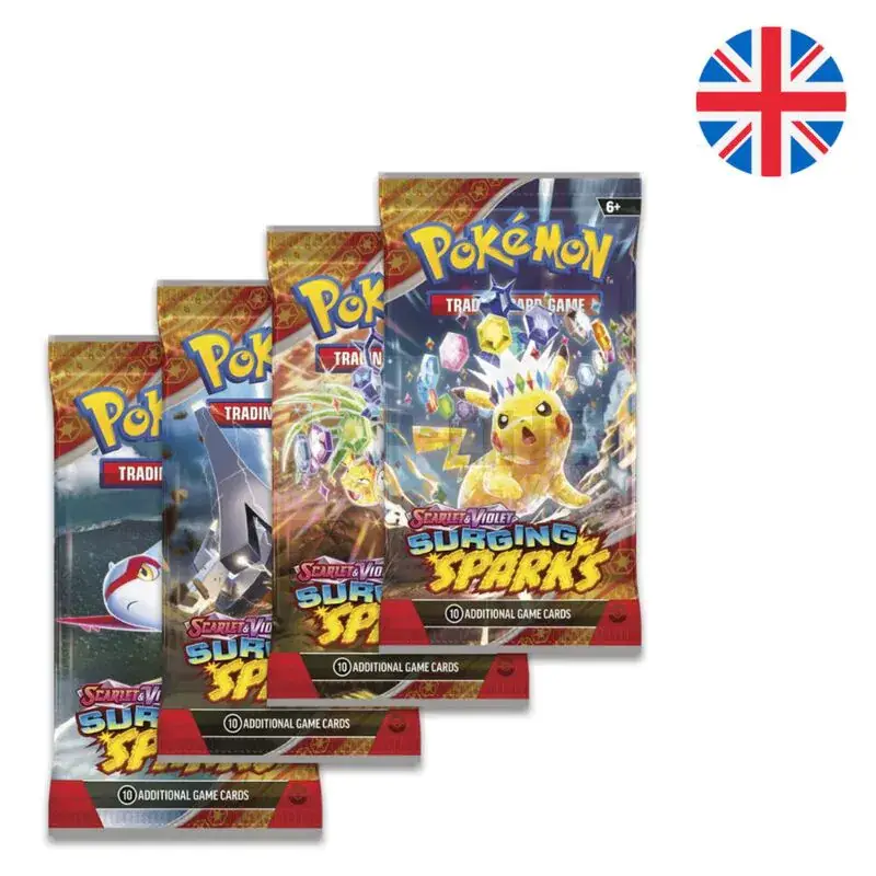 Meilleur Choix English Pokemon Scarlet & Purple Fulgurating Sparks Collectible Card Game Assorted Envelope