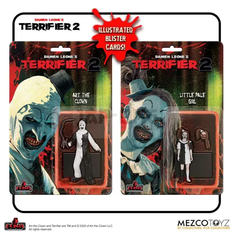Bon Plan 5 Points Terrifier Af Set (2) 9 Cm