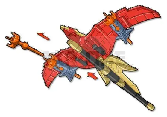 Power Rangers Thunderzord Figurine Firebird Dernier Modèle