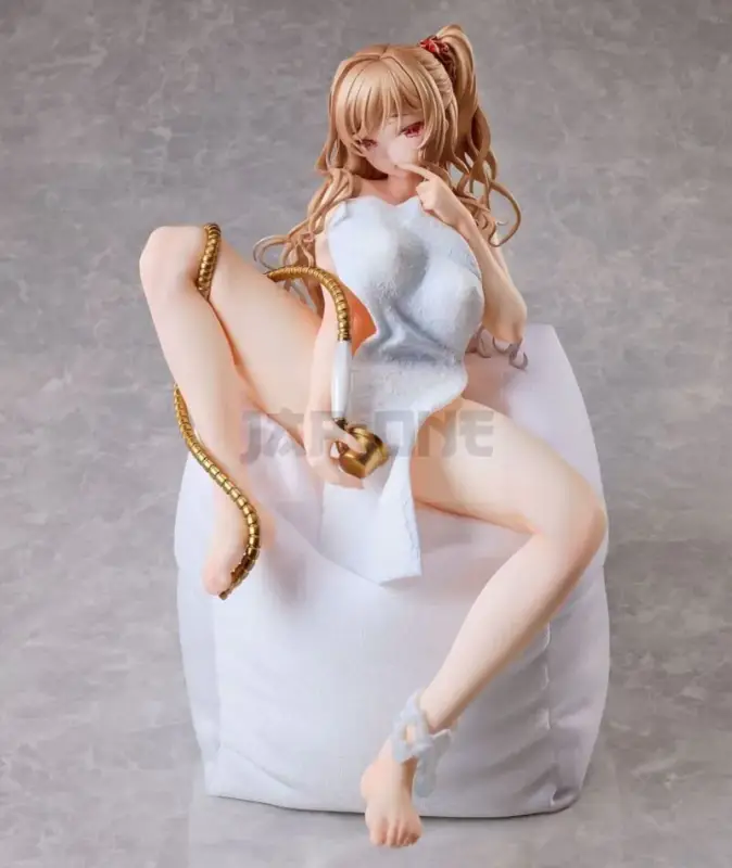 Achat Immédiat Original Character Figurine Pvc Girl In The Bath [Cushion Ver.] Illustration By Ponzu 26 Cm