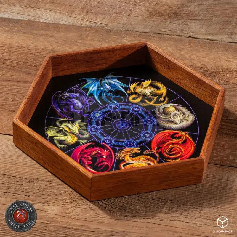 Certifié Anne Stokes Dice Tray: Dragons Of The Sabbats