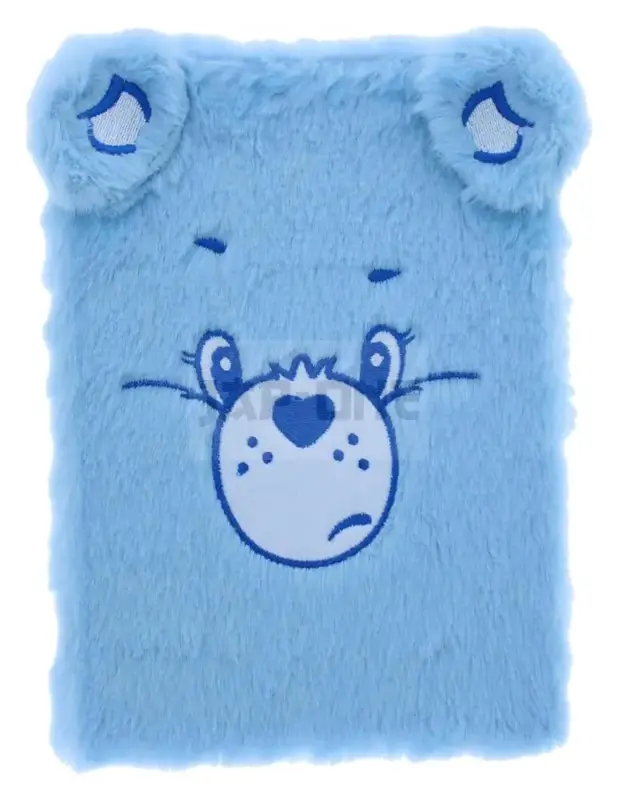 Les Bisounours Carnet De Notes En Peluche Bleu Marque
