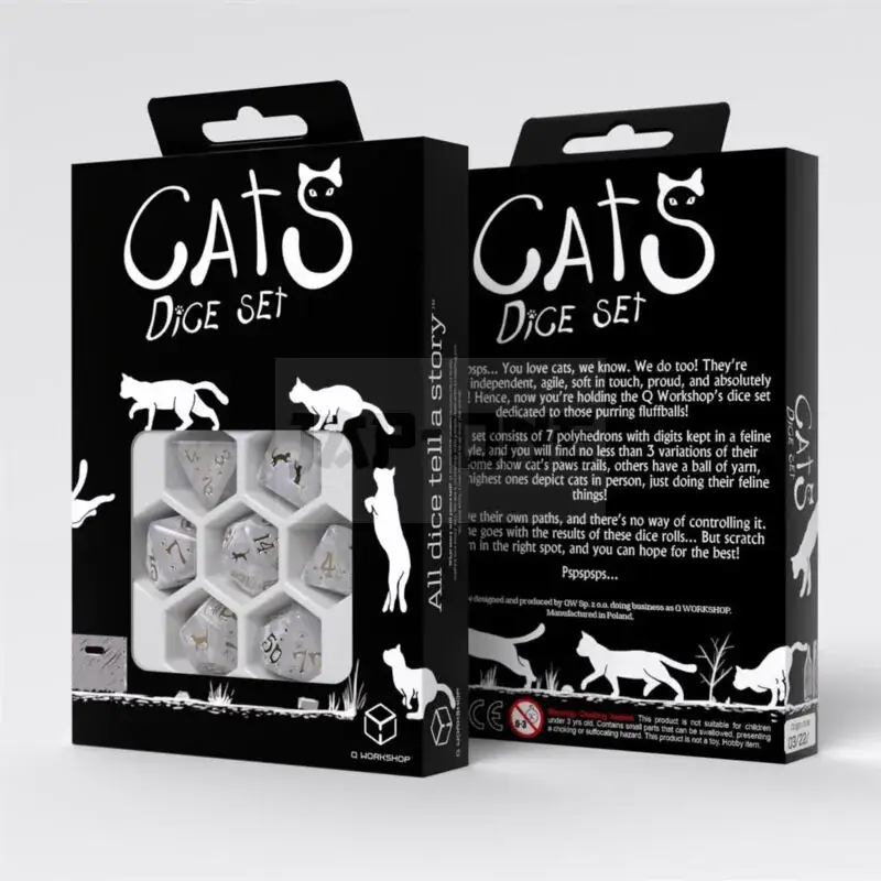 Cats Dice Set: Purrl Prix Promo