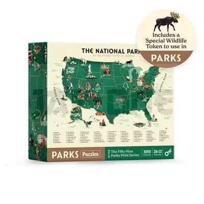 Offre Du Jour Parks Puzzles – National Parks Map