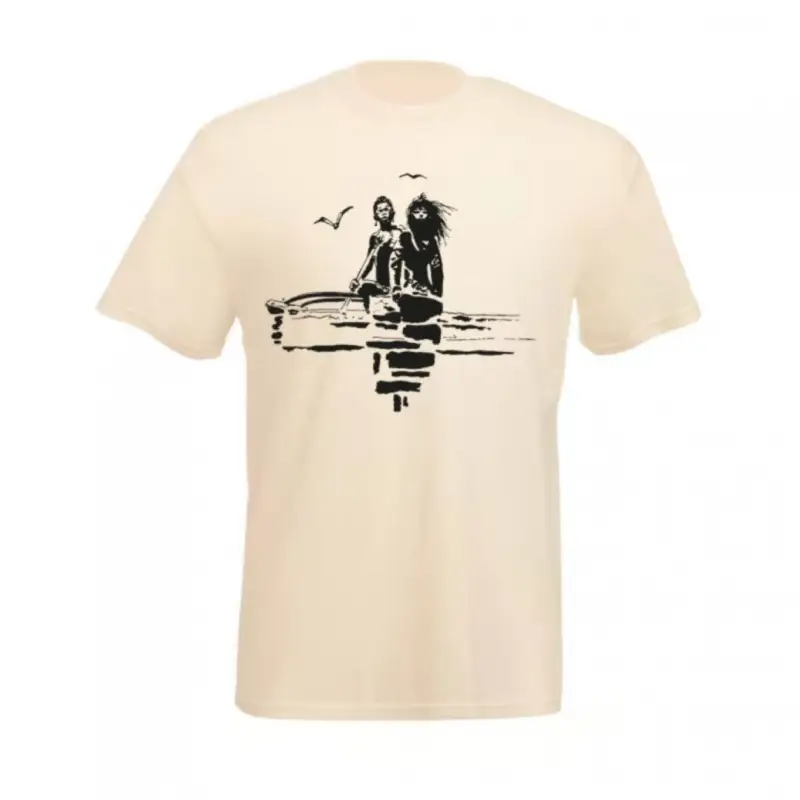 Expédié Aujourd&rsquo;hui T-Shirt Corto Maltese, Pirogue, écru, Taille XL