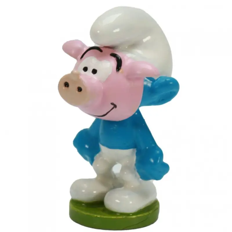 Acheter Direct Figurine Pixi Origine, Les Schtroumpfs déguisement, Le petit cochon
