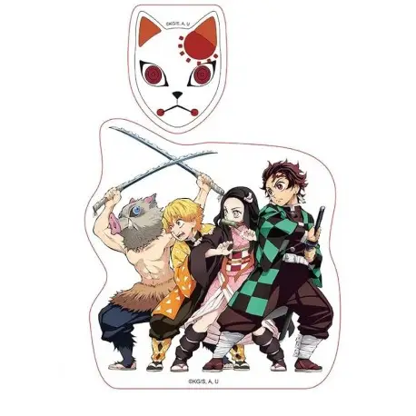 Autocollants Demon Slayer 16x11cm - 2 Feuilles Variées ABYstyle Nouvelle Collection