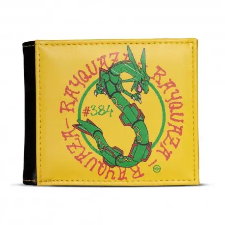Prix Bas Portefeuille Bifold Rayquaza Pokémon - Licence Officielle