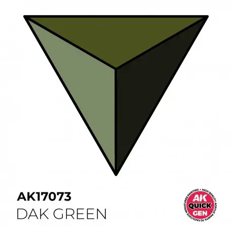 Marque Peinture Acrylique Dak Green 18 ml - AK-Interactive